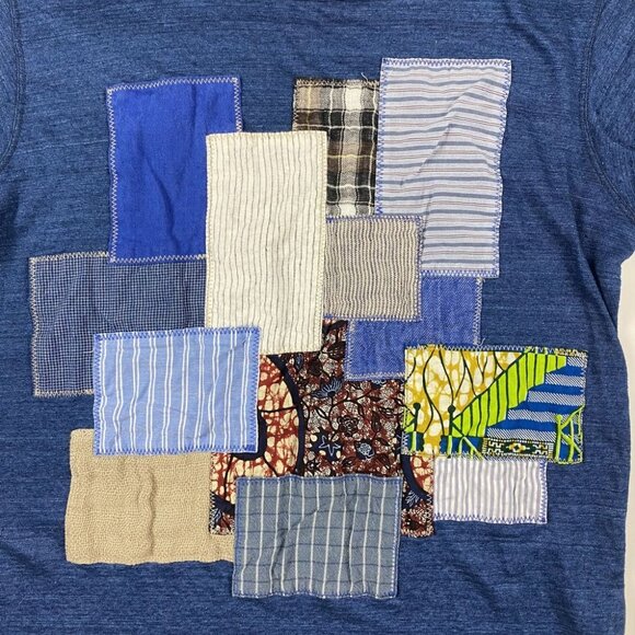 Junya Linen Patchwork Tee - Picture 3 of 6